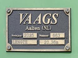 Roede 663, Vaags, Bernhard IJskes (14-09-2026) | Database Nederlandse molens