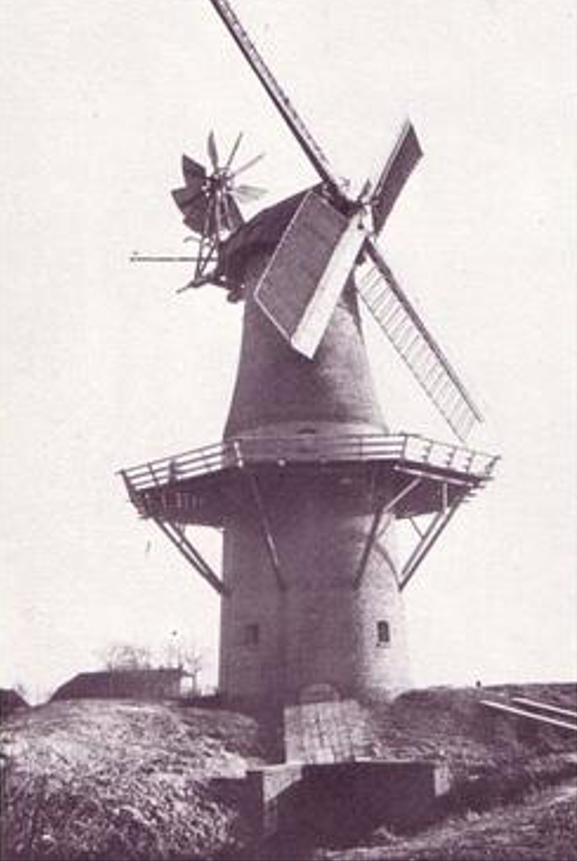 1, Molen 06423 b Polder Wedderveer / Welvaart (Wedderveer), Ansichtkaart, Foto van tussen 1923 en 1933. | Database Nederlandse molens