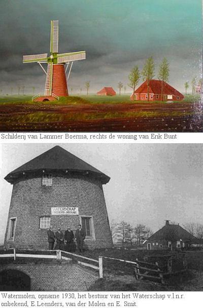 1, Molen 00653 Polder de Vereeniging (Borgercompagnie), Bovenste foto van schilderij gemaakt door H.NootHet jaartal 1930 klopt niet, mz 1932 of later | Database Nederlandse molens