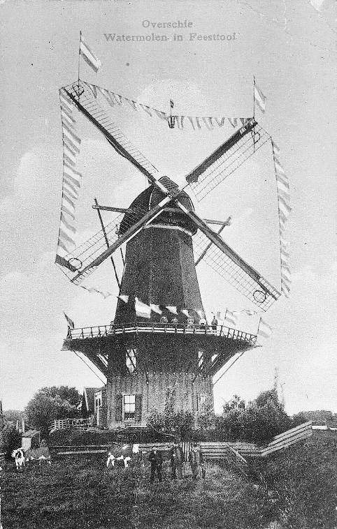 1, Molen 01168 j Polder Rijs-en-Daal, Baliemolen (2e) (Rotterdam, stadsdeel Overschie), Vervaardigingsdatum 1900Rechthebbende&nbsp;Rijksdienst voor het Cultureel Erfgoed | Database Nederlandse molens