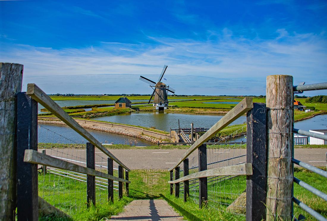 2, Molen 01640 Het Noorden (Oosterend), Hans Wildeboer (15-09-2024)De molen vanaf de zeedijk gezien. | Database Nederlandse molens