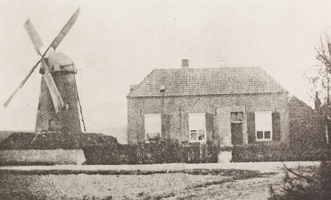 2, Molen 00867 a Molen van Berntsen / Molen ten Benzel (Loerbeek), Ansichtkaart, coll. DHM | Database Nederlandse molens
