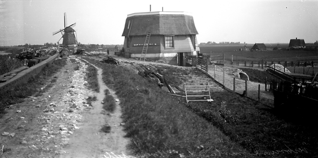 3, Molen 00936 d Polder de Honderd Morgen of Wilde Venen, Nr. 2middelmolen (Moerkapelle), Foto coll. DHM | Database Nederlandse molens