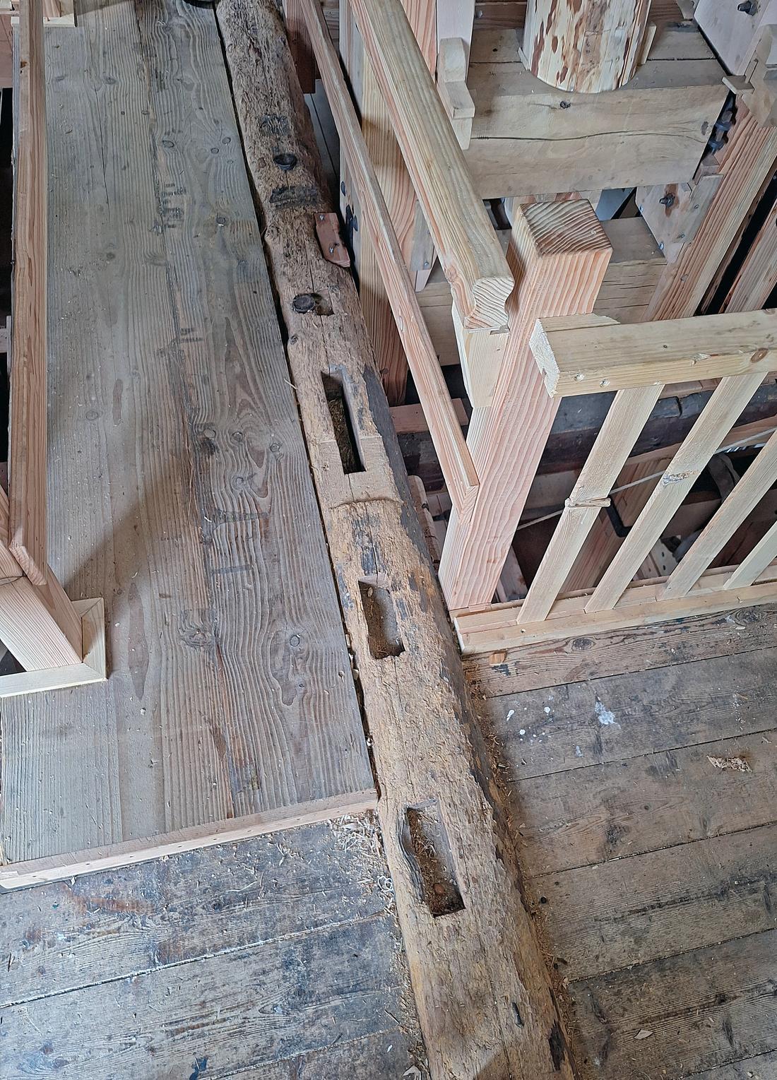 12, Molen 02635 Makkinga's Mölle (Ommen), Jay Verkerk (05-08-2026)Men vermoedt dat dit een deel van de oude zaagslede is geweest. | Database Nederlandse molens