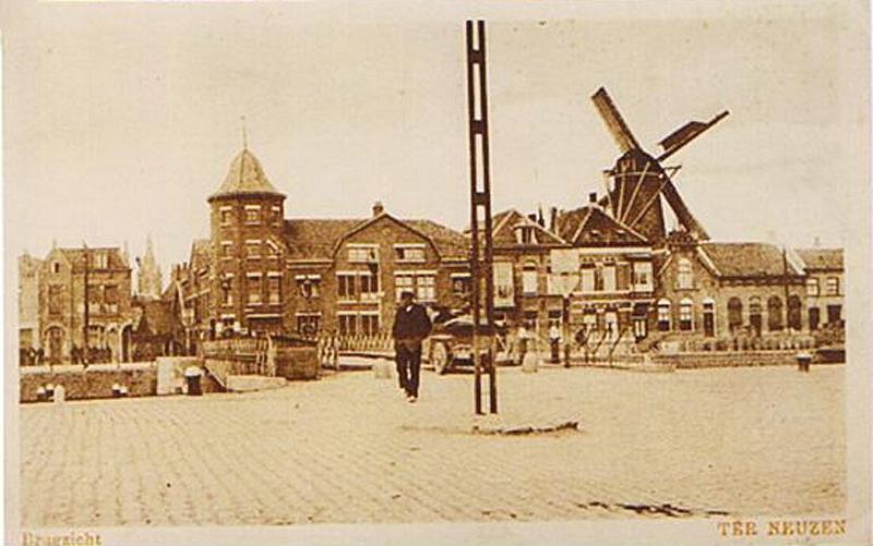 4, Molen 03491 Windlust (Terneuzen), Ansichtkaart, ca 1933, coll. R. van Rijckegem | Database Nederlandse molens