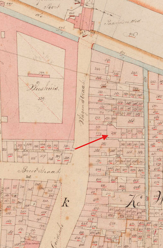 Molen 18127 Nieuwe Rotterdamsche Grutmolen - Goudsewagenstr.-O (Rotterdam), Kadastrale kaart 1811-1832: minuutplan Rotterdam, Zuid-Holland, sectie M, blad 01&nbsp; | Database Nederlandse molens