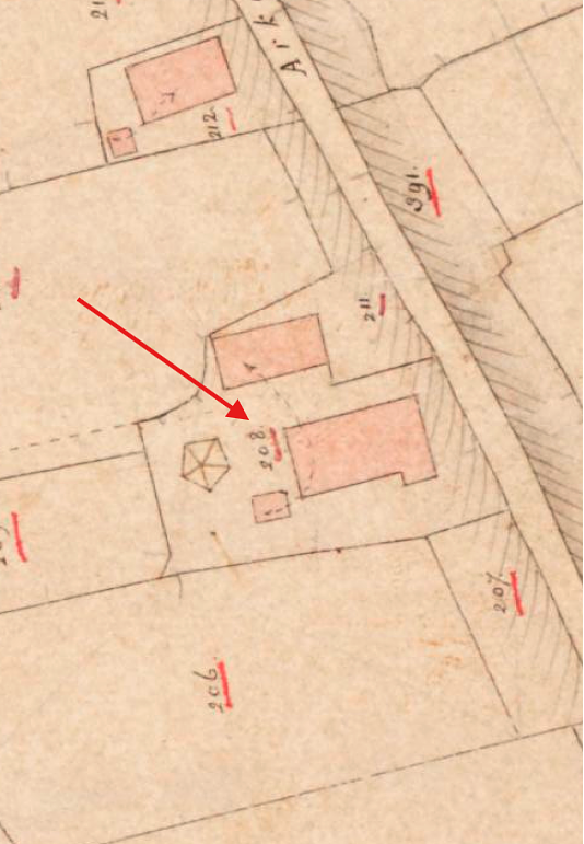 Molen 15468 Karnmolen aan het Kerkeind (Arkel), Kadastrale kaart 1811-1832: oorspronkelijke aanwijzende tafel Arkel, Zuid-Holland, sectie C, blad 006 | Database Nederlandse molens