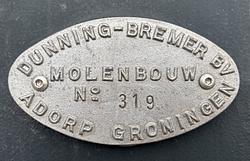 Roede 319, Bremer/Dunning, Bert de Graaf (18-07-2026)Buitenroede Bremer-Dunning no. 319 | Database Nederlandse molens