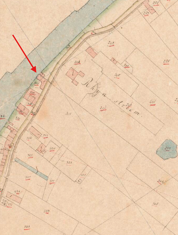 1, Molen 01789 bis w (trasmolen) (Alphen aan den Rijn), Kadastrale kaart 1811-1832: minuutplan Aarlanderveen, Zuid-Holland, sectie C, blad 02 (MIN08001C02) | Database Nederlandse molens