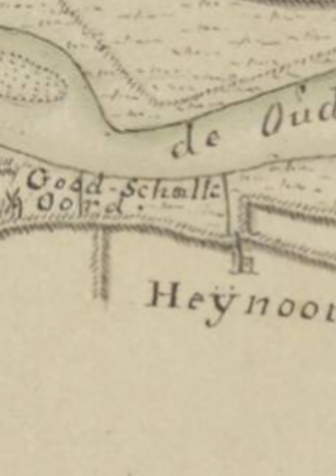 1, Molen 08347 Molen te Goidschalxoord (goidschalxoord), Nationaal Archief.nl: Kaartboek van den lande van Voorne, gemaakt ingevolge resolutie van heeren breede geerfdens van 7 Juni 1695. | Database Nederlandse molens