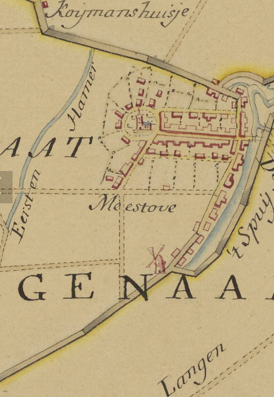 Molen Meestoof van Ooltgensplaat (Ooltgensplaat), 4.VTH Inventaris van de verzameling binnenlandse kaarten Hingman, ca. 1500-1813 (ca. 1870)
collectie Nationaal Archief | Database Nederlandse molens