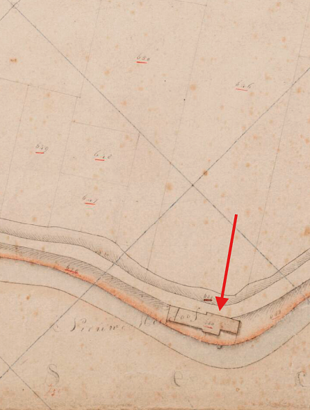 Molen 16614 De Nieuwe Meestoof (Strijen), Kadastrale kaart 1811-1832: minuutplan Strijen, Zuid-Holland, sectie G, blad 04 (MIN08203G04) | Database Nederlandse molens