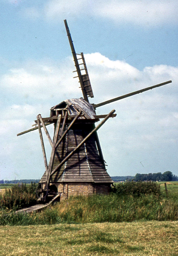 Molen 02925 Polder 329, Molen Klein Hoekens (Hidaard), Foto juli 1971, collectie DHM | Database Nederlandse molens