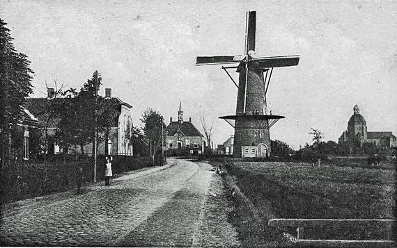 1, Molen 02659 (stellingmolen) (Raamsdonk), Ansichtkaart Serie 50 nr 9, coll. DVM | Database Nederlandse molens