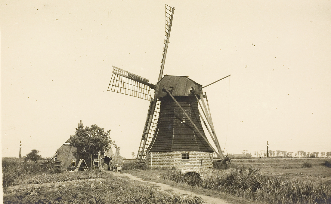 1, Molen 00429 Polder Zwakkenburg, Zwakkenburger Watermolen (Noordhorn), Foto collectie DHM | Database Nederlandse molens