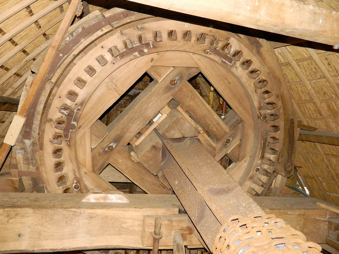 24, Molen 00095 De Hoop (Lunteren), Vincent Mepschen (11-6-2022)Bovenwiel | Database Nederlandse molens media-bestand