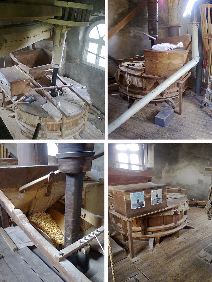 11, Molen 02858 Zeldenrust (Budel), Foto linksonder: nieuwe en grotere kaarschuif, werkt veel beter dan de oude. De helft breder en dubbel zo hoog.  Rob Simons (4-5-2013). | Database Nederlandse molens media-bestand