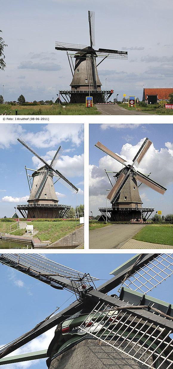 1, Molen 01418 De Hoop (Wervershoof), Foto's Rob Pols (6-7-2008). Foto rechtsboven: Eric Zwijnenberg (30-9-2006). | Database Nederlandse molens media-bestand