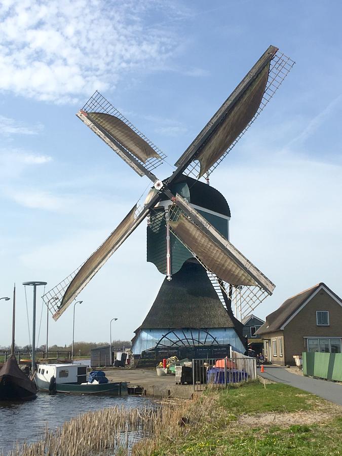 Molen 01488 Graaflandse Molen (Groot-Ammers), William Bouter (7-4-2018) | Database Nederlandse molens media-bestand