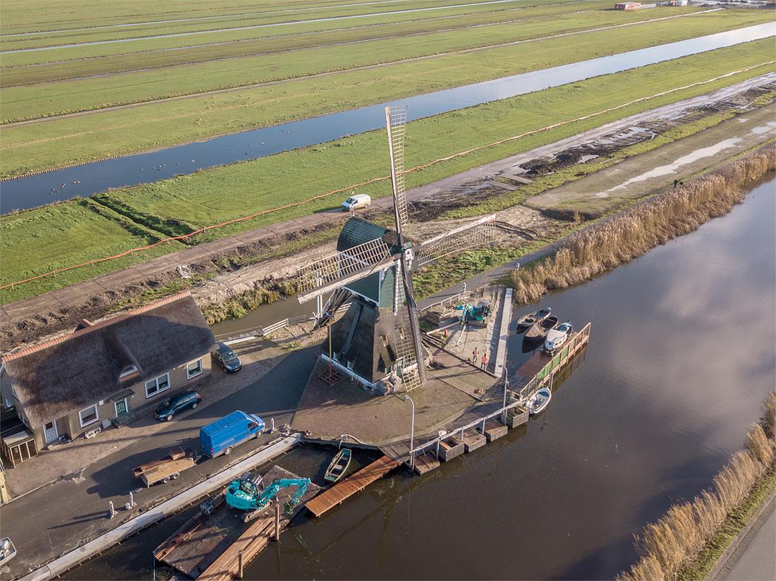 4, Molen 01488 Graaflandse Molen (Groot-Ammers), Henk ten Bos (4-12-2018) | Database Nederlandse molens media-bestand