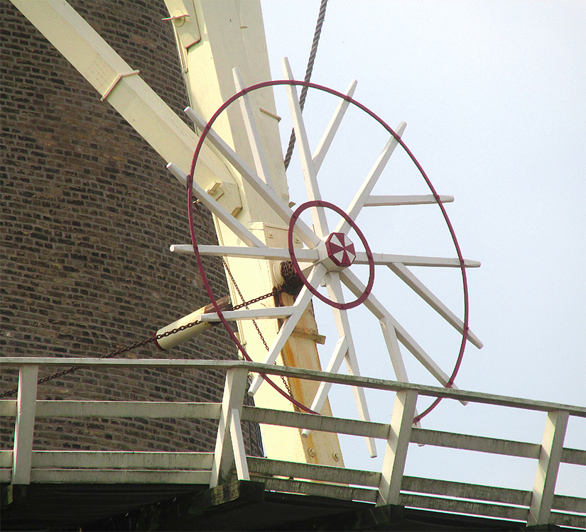 8, Molen 00918 De Roode Leeuw (Gouda), Piet Glasbergen (25-8-2017) | Database Nederlandse molens media-bestand