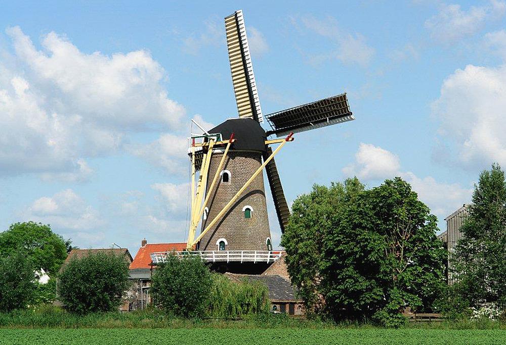 1, Molen 01865 De Oude Molen (Fijnaart), Frits Kruishaar (2-6-2012) | Database Nederlandse molens media-bestand