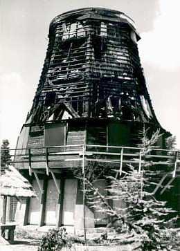 3, Molen 10093 Eilinzon / De Groene Pauw (Vinkeveen), Foto: J. de Vries, 27 juli 1981 (coll. DVM) | Database Nederlandse molens media-bestand