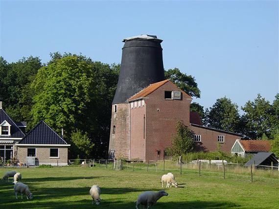 1, Molen 02666 Vreest Niet / De Hoop (Elsen), Foto: H. Noot, 17 aug 2005 | Database Nederlandse molens media-bestand