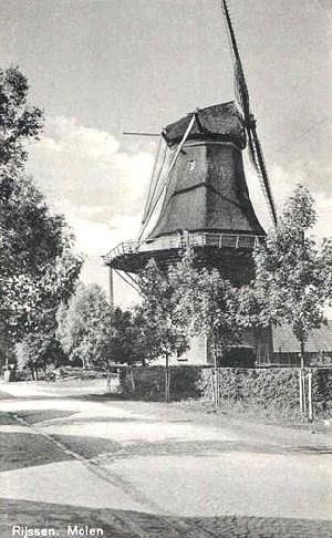 1, Molen 01022 Molen Slaghekke (Rijssen), Prentbriefkaart (coll. V. Mepschen) | Database Nederlandse molens media-bestand