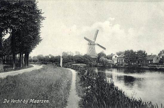 1, Molen 00236 De Hoop (Oud-Zuilen), 1. Prentbriefkaart uit 1906 (coll. Utrechts Archief) | Database Nederlandse molens media-bestand