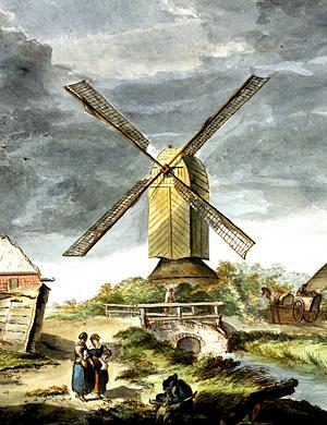 Molen 17536 voorganger De Hoop (Oud-Zuilen), uitsnede | Database Nederlandse molens media-bestand