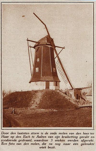 1, Molen 03118 Op Hoop van Zegen / De Oude Molen / Molen van Ter Haar (Aalten), Foto, Gelderland Woord en Beeld, 28 feb.1930 (coll. Frans Weemaes) | Database Nederlandse molens media-bestand