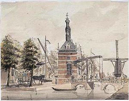 2, Molen 12353 De Bul (2e) (Alkmaar), Tekening J.A. Crescent, 1789 | Database Nederlandse molens media-bestand