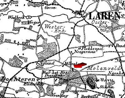 1, Molen 02882 a Korenmolen van Dochteren (Groot Dochteren), deel Kuijperatlas 1868 | Database Nederlandse molens media-bestand