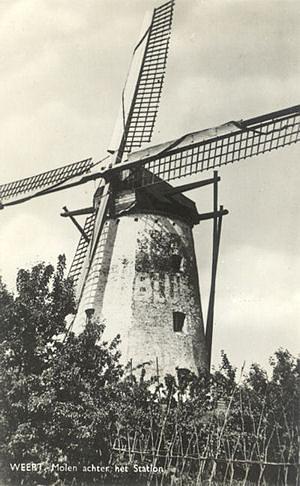 1, Molen 00181 Boonesmolen (Weert), Ansichtkaart (coll. Ton Meesters) | Database Nederlandse molens media-bestand