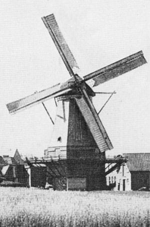 Molen 02720 c Molen Reerink / Het Anker (Oldenzaal), deel van onderstaande ansichtkaart | Database Nederlandse molens media-bestand