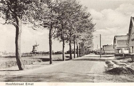 1, Molen 01820 De Eendracht (Emst), Ansichtkaart | Database Nederlandse molens media-bestand