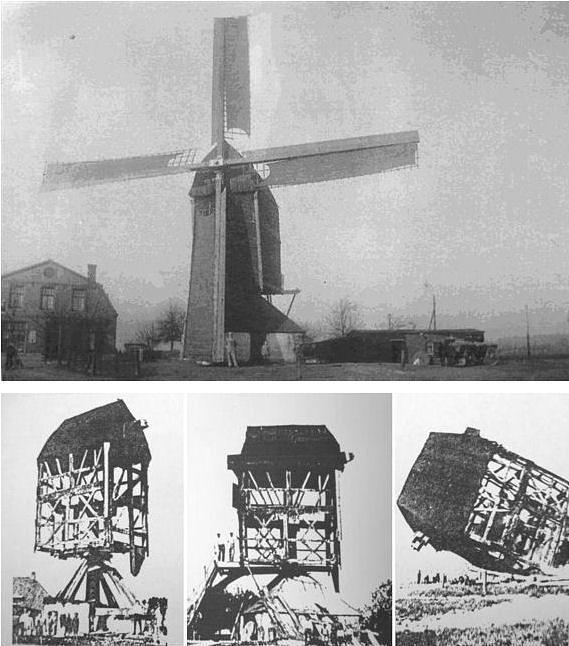 2, Molen 00874 Willemsens Molen / Ettense molen (Etten), Foto's: coll. Martijn Kuijpers, foto's tijdens de sloop, gemaakt door molenmaker Jan Kreeftenberg | Database Nederlandse molens media-bestand