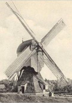 Molen 01474 d Molen van Vuyk (Langerak), Ansicht, uitg. De Gruijter, opname ca. 1905, coll. P. v.d. Berg | Database Nederlandse molens media-bestand