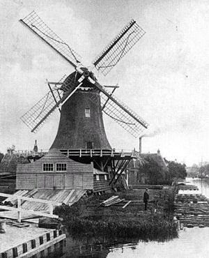 Molen 01041 e De Bijgeval (Utrecht), Foto: n.n. | Database Nederlandse molens media-bestand