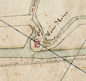 2, Molen 00818 a Waterschap Willeskop, Kort Heeswijk en Blokland, Peilmolen (Willeskop), fragment kadaster | Database Nederlandse molens media-bestand
