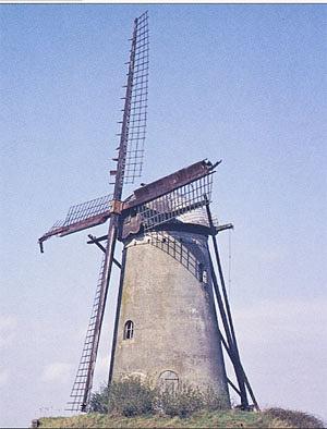 1, Molen 02877 Kladse Molen / Sint Jan (Kladde), foto: W.A. Korpershoek, 16 maart 1971, coll. DHM | Database Nederlandse molens media-bestand