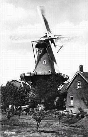 1, Molen 01210 De Haas (Asperen), Ansichtkaart, Serie 64, nr. 2 | Database Nederlandse molens media-bestand