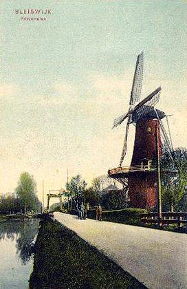 Molen 02887 De Haas (Bleiswijk), Prentbriefkaart (coll. Rob Pols) | Database Nederlandse molens media-bestand