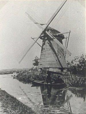 Molen 01540 e Harnaschpolder, Harnas Molen (Den Hoorn), Ansichtkaart | Database Nederlandse molens media-bestand