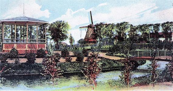 2, Molen 01441 a De Monnik / De Munnik (Sneek/ Snits), Ansichtkaart, uitg. R. v.d. Meulen, Sneek poststempel 1904coll Gita Helfferich | Database Nederlandse molens media-bestand