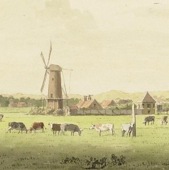 1, Molen 01049 b De Haan / Het Haantje (Haarlem), Cornelis van Noorde, 1763, detail | Database Nederlandse molens media-bestand