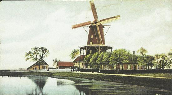 3, Molen 00468 a De Steenbok / Halfwegsmolen (Groningen), Ansichtkaart, collectie Henk de Wilde | Database Nederlandse molens media-bestand
