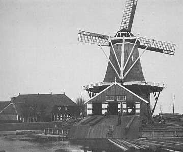 Molen 04425 d De Zaaijer / De Zaaier/ De Zaayer (Groningen), Foto: n.n. | Database Nederlandse molens media-bestand