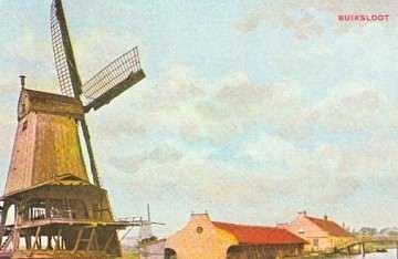 1, Molen 02552 j 't Fortuin (Buiksloot), Ansichtkaart collectie Rob Pols | Database Nederlandse molens media-bestand